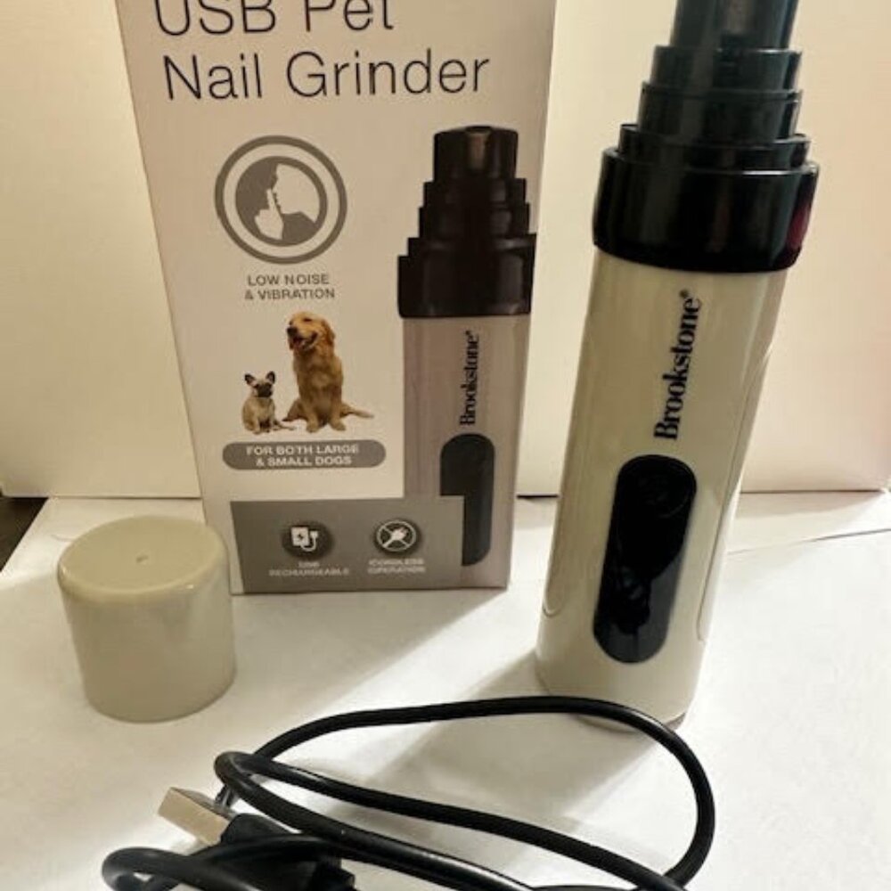 Brookstone Pet Nail Grinder New in box